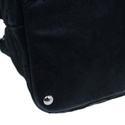 Pre Owned حقيبة توت شانيل إريديسنت سي هيت جلد أسود