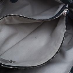 Pre Owned حقيبة توت شانيل إريديسنت سي هيت جلد أسود