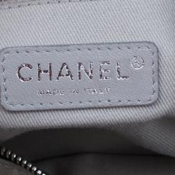 Pre Owned حقيبة توت شانيل إريديسنت سي هيت جلد أسود