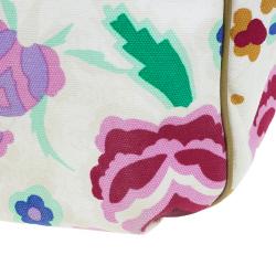 Pre Owned Chanel Multicolor Canvas Floral Print Tote