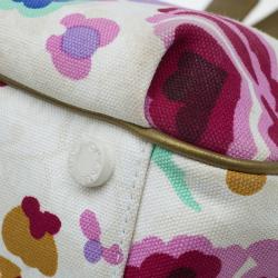 Pre Owned Chanel Multicolor Canvas Floral Print Tote