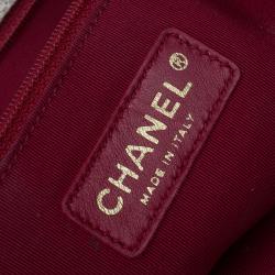 Pre Owned Chanel Multicolor Canvas Floral Print Tote