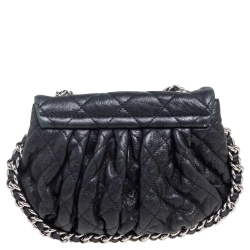 Chanel Black Quilted Leather Small Chain Around Shoulder Bag