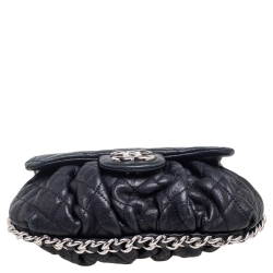 Chanel Black Quilted Leather Small Chain Around Shoulder Bag