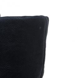 Pre Owned Chanel Black Calfskin Leather CC Tote