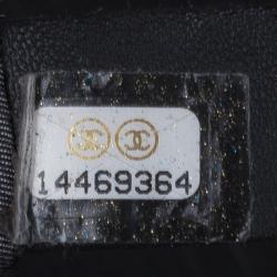 Pre Owned Chanel Black Calfskin Leather CC Tote