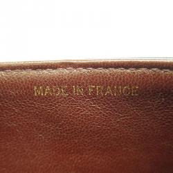 Pre Owned Chanel Black Lambskin Double Flap Shoulder Bag