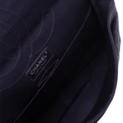 مملوكة مسبقًا حقيبة شانيل 2.55 ريشيو كلاسيك 255 جرسيه بنفسجي بنقشة التمساح بقلاب