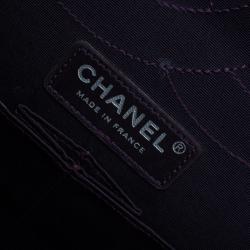 مملوكة مسبقًا حقيبة شانيل 2.55 ريشيو كلاسيك 255 جرسيه بنفسجي بنقشة التمساح بقلاب