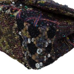 مملوكة مسبقًا Chanel Multicolor Lesage Tweed Jewel Encrusted Reissue 2.55 Classic 228 Flap Bag