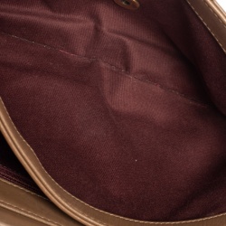 Pre Owned Chanel Brown Leather Large Perfect Edge Flap Bag