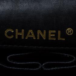 Pre Owned Chanel Grey Quilted Chocolate Bar Tweed East West Flap Bag