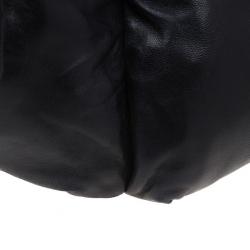 Pre Owned Chanel Black Leather Shoulder Bag