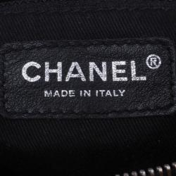 Pre Owned Chanel Black Leather Shoulder Bag