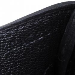 Pre Owned Chanel Black Quilted Caviar Leather Mini Coco Top Handle Bag