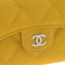 Chanel Yellow Calfskin iPhone 5 Case and Card Holder