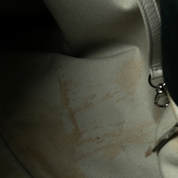 Pre Owned Chanel Dark Green Quilted Iridescent Leather Large Sea Hit Tote