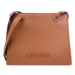 مملوكة مسبقًا حقيبة كتف شانيل كافيار بني