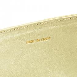 Chanel Beige Lambskin CC Flap Clutch