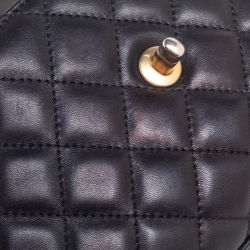 مملوكة مسبقًا Chanel Black Quilted Leather Daily Companion Flap Bag