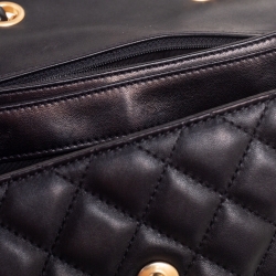 مملوكة مسبقًا Chanel Black Quilted Leather Daily Companion Flap Bag