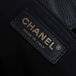 مملوكة مسبقًا Chanel Black Caviar Leather Cerf Tote