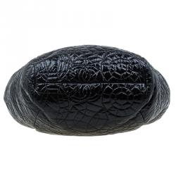 مملوكة مسبقًا Chanel Black Patent Vinyl Rock In Moscow Tote