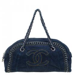 Sold at Auction: CHANEL - VINTAGE LUXE LIGNE BOWLER TOTE BAG MEDIUM