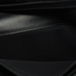 Chanel Black Quilted Caviar Leather Yen Continental Wallet