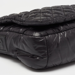 Chanel Black Quilted Nylon Coco Cocoon Messenger Bag