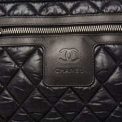 Chanel Black Quilted Nylon Coco Cocoon Messenger Bag