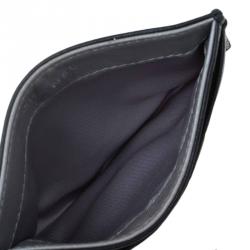 Pre Owned Chanel Black Leather Camellia Embossed Card Holder