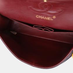 مملوكة مسبقًا Chanel Black Quilted Lambskin Leather Small Classic Double Flap Bag