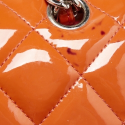 Pre Owned حقيبة شانيل جامبو كلاسيك جلد مبطن بيج فاتح بقلاب مزدوج