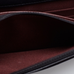 Pre Owned Chanel Black Quilted Leather Classic Wallet On Chain