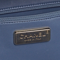Pre Owned Chanel Grey Python Trendy CC Bowler Bag