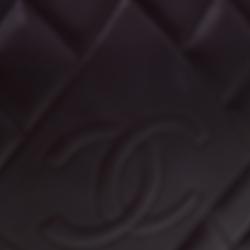 Pre Owned Chanel Burgundy Lambskin Leather Quilted Medium Diamond Flap Bag