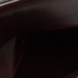 Pre Owned محفظة كونتيننتال شانيل لي ين جلد أسود مبطن