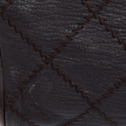Pre Owned Chanel Black Quilted Leather Ultimate Stitch Flap Bag