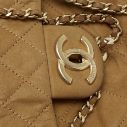 مملوكة مسبقًا Chanel Tan Quilted Leather Chic Quilt Flap Bag