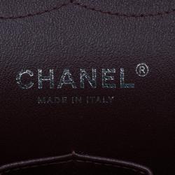 مملوكة مسبقًا حقيبة شانيل مبطن جامبو كلاسيك جلد خروف أسود