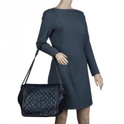 مملوكة مسبقًا Chanel Black Quilted Leather Timeless Accordion Flap Bag