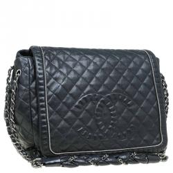 مملوكة مسبقًا Chanel Black Quilted Leather Timeless Accordion Flap Bag