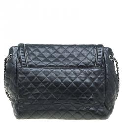 مملوكة مسبقًا Chanel Black Quilted Leather Timeless Accordion Flap Bag