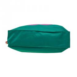 Pre Owned حقيبة يد شانيل فينتدج CC نايلون أخضر/ وردي حمالة سلسلة