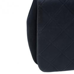 مملوكة مسبقًا Chanel Black CC Lambskin Quilted Flap Shoulder Bag