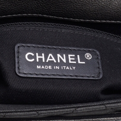 Chanel Grey Quilted Leather Bombay Back to School Messenger Bag