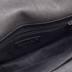 Chanel Grey Quilted Leather Bombay Back to School Messenger Bag