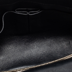Pre Owned Chanel Black Caviar Leather Medium Coco Top Handle Bag