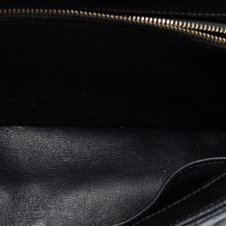 Pre Owned Chanel Black Caviar Leather Medium Coco Top Handle Bag